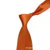 Corbata de Grupo de Satén de 8 cm Corbata para Hombre de Color Sólido Azul Corbata para Boda Negocios Padrino de Boda Monocromática Corbata Negra