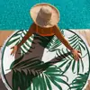Toalha de Praia de Microfibra com Franjas Estampada Digitalmente, Toalha para Férias na Praia Piscina Natação, Toalha de Praia, Personalizável