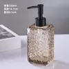 Botellas Vacías de Loción para Lavado y Cuidado de Baño de Lujo Ligero Botellas de Vidrio Multicolor con Dispensador Botellas de Repuesto para Gel Hidroalcohólico de Manos para Baño
