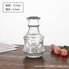 Jarrón pequeño de cristal con adornos de alta gama, estilo minijarrón, botella de aromaterapia, decoración suave para el hogar, arreglos florales, productos al por mayor.