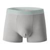 Cuecas boxer de algodão masculinas, calças respiráveis e confortáveis, boxer de algodão com virilha bacteriostática e grafeno respirável, cabeça