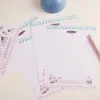Set de Papel de Carta Creativo y Lindo, Papel de Carta de Bendición Manuscrita Artístico y Sencillo, Set de Papel de Carta con Ilustraciones Divertidas