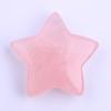 Adornos de jade Dongling de cristal natural con forma de estrella de cinco puntas, luna y amatista, piedra semipreciosa, decoración de jade para bricolaje