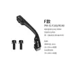 Adaptador de Freio a Disco para Bicicleta JEDERLO Garfo Dianteiro Quadro Pilar A/B para Assento de Conversão 160/180/203MM