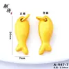 Collar Colgante Pez Amarillo Pequeño Técnica Antigua Chapado en Oro Estilo Xiaohongshu, un Símbolo de Prosperidad y Buena Fortuna, Cadena para Suéter, Regalo para Novia