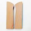 Mango de Madera de Haya Roja para Cuchillo de Cocina Abrazadera de 2 Piezas Mango para Cuchillo de Cocina Casero Cuchillo Forjado a Mano Mango de Cuchillo de Madera Maciza
