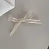 Pinza para el Cabello Estilo Japonés Lazo de Ballet Dulce Pinza Lateral para Doble Cola de Caballo Pinza para Flequillo y Cola de Caballo Accesorios para el Cabello Malla Elegante Pinza para el Cabello