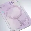 Explosões Super Fada Mori Cristal Lua Pulseira Feminina Design de Nicho Estudante Joker Cor Doce Pulseira de Namorada