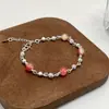 Pulseira Folha de Ginkgo Estilo Novo de Três Ouriveses Essencial Outono e Inverno Joias de Nicho Estilo Coreano Temperamento