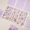Adesivos 3D Anti-Estresse de Bumbum para Crianças, Adesivos 3D de Bolha de Desenho Animado, Adesivos de Animais Fofos, Adesivos de PP, Brinquedos de Aperto, Decorações para Celular