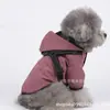 Impermeable para Perros con Correa Ropa para Perros Impermeable Cálida Ropa de Abrigo Perro Todas las Estaciones Perros Pequeños Poncho