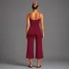 Conjunto de regata feminina transfronteiriça e colete de yoga, top de corrida e fitness de secagem rápida, conjunto de calça cropped de cintura alta com levantamento de bumbum e perna larga