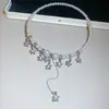 Gargantilla Vintage Estilo Francés con Borlas y Perlas 2026 Nuevo Diseño de Nicho Cadena para Clavícula Cadena de Cuello Versátil para el Día a Día