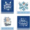 Paño de cocina Decoración Fiesta de Navidad Paño de cocina Microfibra Mantel para el hogar Paño de cocina Personalizado con imágenes