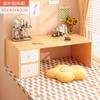 Penteadeira de Janela Estilo Simples Creme Mesa de Maquiagem 2025 Nova Penteadeira Guarda-roupa de Quarto com Espelho de Maquiagem