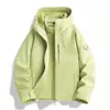 Chaqueta de viaje para otoño e invierno para mujer, estilo Luotuo, 3 en 1, cortavientos e impermeable, ropa de alpinismo desmontable para hombre