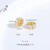 Forte retenção de cor por muito tempo não desbota prata banhada a ouro real prata banhada a ouro 14K espaçador de engrenagem de zircônia de prata espessa pulseira