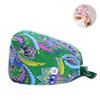 Gorro Quirúrgico Transfronterizo Algodón Color Sólido Correa Estampada Ajustable Unisex para Enfermera de Quirófano Gorro para Odontólogo Oral