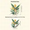 Hs1279Q Adesivos de Parede Autoadesivos de Plantas Tropicais Originais para Estudo Sala de Estar Casa de Aluguel Atmosfera Fresca Adesivos Decorativos