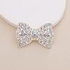 Nuevo lazo de diamante de aleación de zinc, accesorios para zapatos con agujeros, joyería de carcasa de teléfono móvil, material de diamante al por mayor