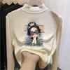 Capa base de forro polar de doble cara para niñas, otoño e invierno, diseño nuevo, elegante y lindo, top de manga larga con cuello alto parcial de moda para niños
