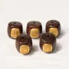 Venta al por mayor de fábrica oro sinan incrustado oro cinco sutras cuentas de oración accesorios cuentas de barril cuentas para DIY