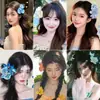 Pinza para el Cabello de Orquídea Mariposa para Mujer, Accesorio para Fotos, Pinza Lateral de Estilo Festivo, Gama Alta, Exquisito, Lindo Pasador de Flor
