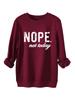 No, hoy no Comercio Exterior Transfronterizo Moda Europea y Americana Tendencia de Moda Sudadera Gruesa Cálida con Forro Polar para Mujer