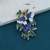 Broche Pingente Gola Cheongsam Estilo Antigo Eletroforese Alta Retenção de Cor Gotejamento de Óleo Borboleta Porosa Dança Borla Acessórios DIY