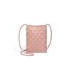 Bolsa para Teléfono Móvil Modelo Nuevo 2026 para Mujer, Bolso Tejido Hecho a Mano de Moda Vintage, Bolso Cruzado de Hombro Simple y Versátil en Estilo Europeo y Americano