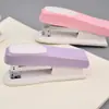 No. Grapadora de 12 Macarons para Estudiantes, Grapadora Linda y Ligera para Uso en Oficina, Ahorradora de Esfuerzo 24/6 Engrapadora al por Mayor