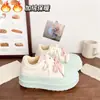Zapatos Blancos de Plataforma Lindos y Originales para Mujer, Suela Gruesa de Invierno, Mocasines Versátiles de Estilo Coreano Chic de Nicho