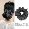 Gomita para el pelo suave y dulce para mujer, scrunchie de malla estilo coreano, liga para coleta baja y moño, accesorio para el cabello de alta gama