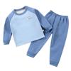 Calças de outono com forro de fleece para crianças, traje quente acolchoado para meninos e meninas, bebê, outono e inverno, veludo alemão, roupa íntima básica, atacado