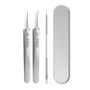 Pinças de Clipe de Célula Ferramentas Atacado Novo Conjunto de Pinça para Cravos Agulha de Acne Aço Inoxidável Beleza Acne Gadget Prático