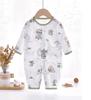 Ropa de Aire Acondicionado para Bebé Recién Nacido Mameluco Ropa de Algodón Puro para Bebé Ropa sin Costuras Ropa para Gatear Súper Linda Pijama