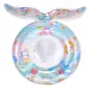 Nuevo Flotador de Natación con Flor de Lentejuelas para Niños Bañador de Bebé Parte Inferior Flotador Asiento Flotador Inflable Espesado para Bebés