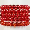 Pulsera morada ahumada joyería barata vidrio opaco transfronteriza popular comercio exterior exportación cuentas redondas de 8MM