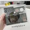 Bolsa de armazenamento transparente de PVC para pincéis de maquiagem, mini bolsa portátil para moedas de viagem, bolsa para pincéis de maquiagem e joias, fabricante