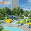 Fabricantes de escorregadores combinados de aço inoxidável em formato de baleia para crianças podem personalizar o planejamento, o design e a instalação de equipamentos de playground infantis em áreas residenciais.