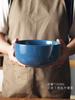 Cuenco de cerámica vintage de estilo nuevo con cambio gradual, cuenco doméstico para fideos de carne, cuenco para sopa, cuenco grande de arroz de estilo japonés, cuenco para hornear carne, cuenco para gachas de arroz