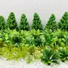 Materiais de modelo caixa de areia plantas verdes plantas em vaso modelos plantas pequenas flores e plantas paisagem fundo de plantas verdes flores e plantas plantas modelos