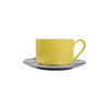 Caneca de Café e Pires de Cerâmica com Espelho Colorido Macaron Estilo Normcore Coleção Especial Comemorativa de Jingdezhen Presente para Outros