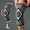 Nuevas Rodilleras Deportivas para Baloncesto, Correr, Bádminton, Rodilleras de Compresión Tejidas Antideslizantes, Protectores de Pierna Antitorsión para Saltar la Cuerda