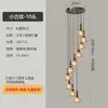 Nuevo candelabro vintage de estilo chino para escaleras en espacios tipo loft dúplex, candelabro artístico de madera simple de línea larga