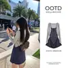 Mono, Vestido de Tirantes Ajustado, Falda Corta Negra de Verano para Mujer, Falda Ceñida al Cuerpo de Chica Atrevida, Traje Corto Sexy de Pura Pasión
