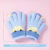Ruiya Selecciona Cuidadosamente Guantes Infantiles de Cinco Dedos, Guantes Cálidos de Invierno para Niños y Niñas, Guantes de Felpa con Dibujos Animados para Niños Mayores