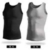Chaleco de Algodón Puro para Hombre Estilo Nuevo con Canalé Fino Elástico en Negro y Blanco, Adecuado para Jóvenes Adultos, Deportes, Espalda de Nadador, Hombro Estrecho, Venta al por Mayor