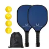 Racket de Pickleball de Madera de Venta Caliente Transfronteriza Siete Capas de Madera de Álamo Racket de Pickleball Set de Pickleball
