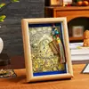 25 Años Nuevo Marco de Fotos Thangka Impreso de Alta Definición Mesa Hecho a Mano Núcleo de Pintura Dorada y Plateada Adornos del Dios de la Riqueza y Bodhisattva